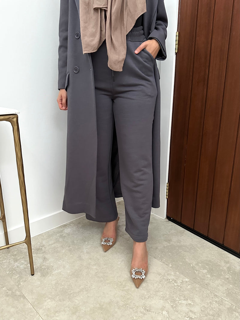 WINTER LONG COAT + PANT SET