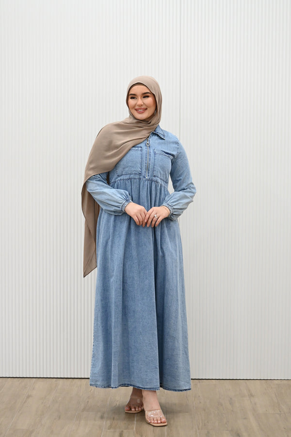 SITI DENIM DRESS