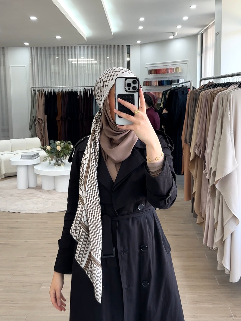 KEFFIYEH PRINT MODAL SCARF