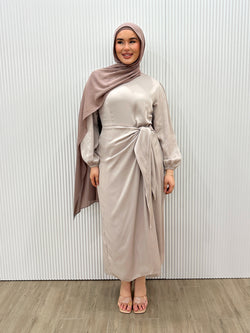 RAWAN SATIN DRESS