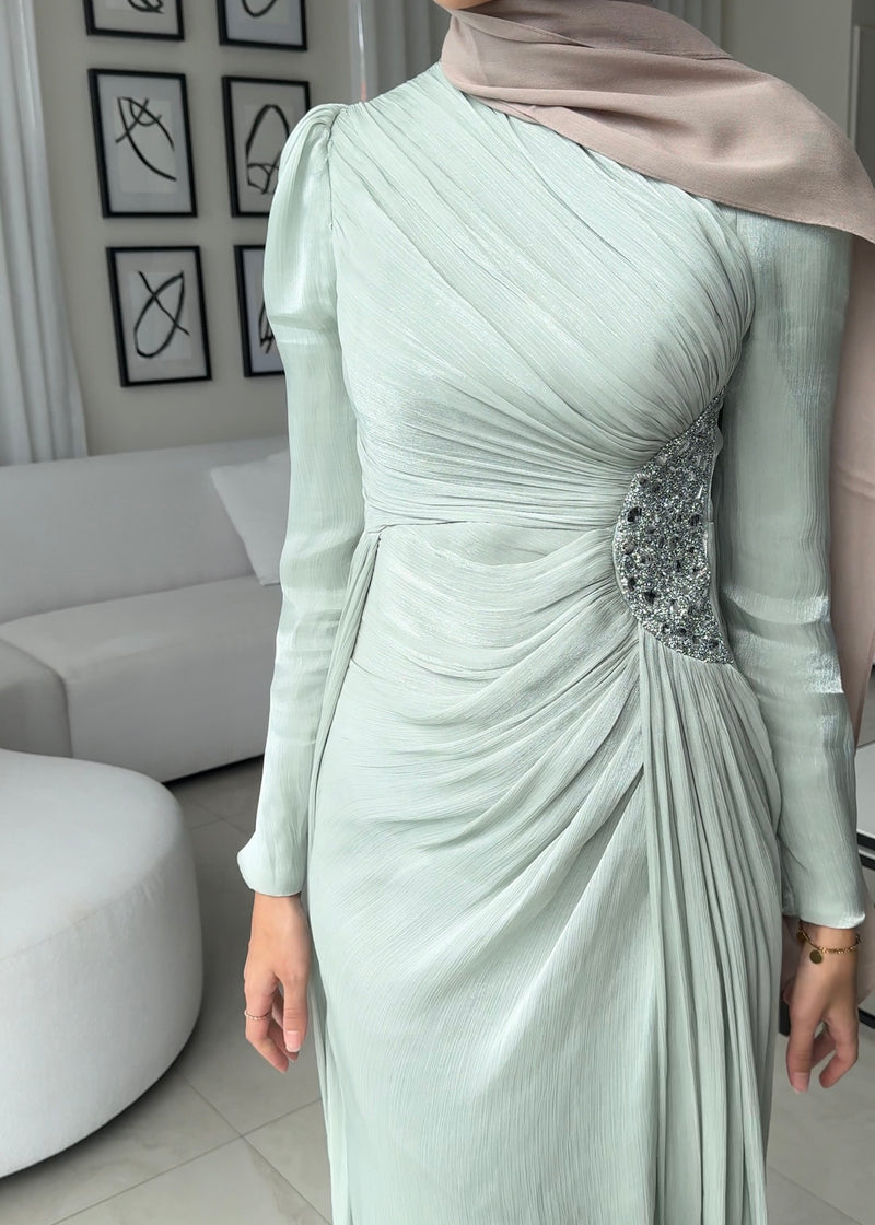 REANNE FORMAL DRESS- MINT