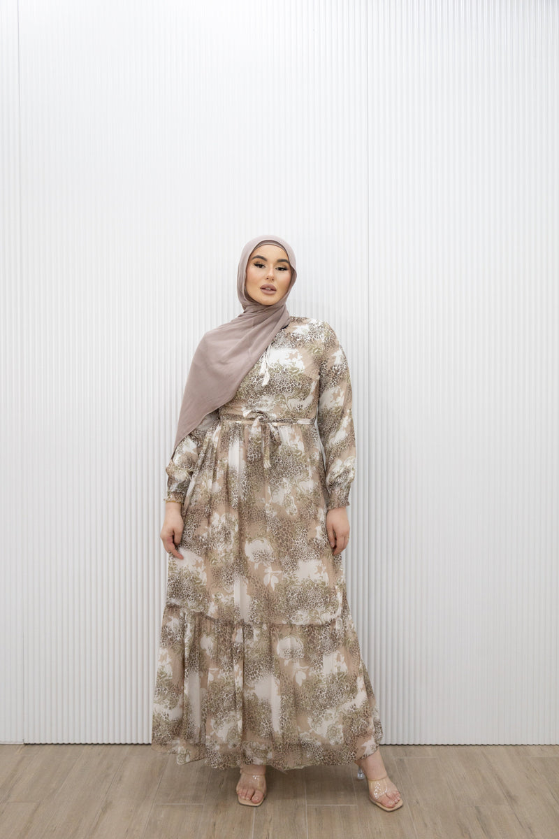 HAJAR PRINTED DRESS