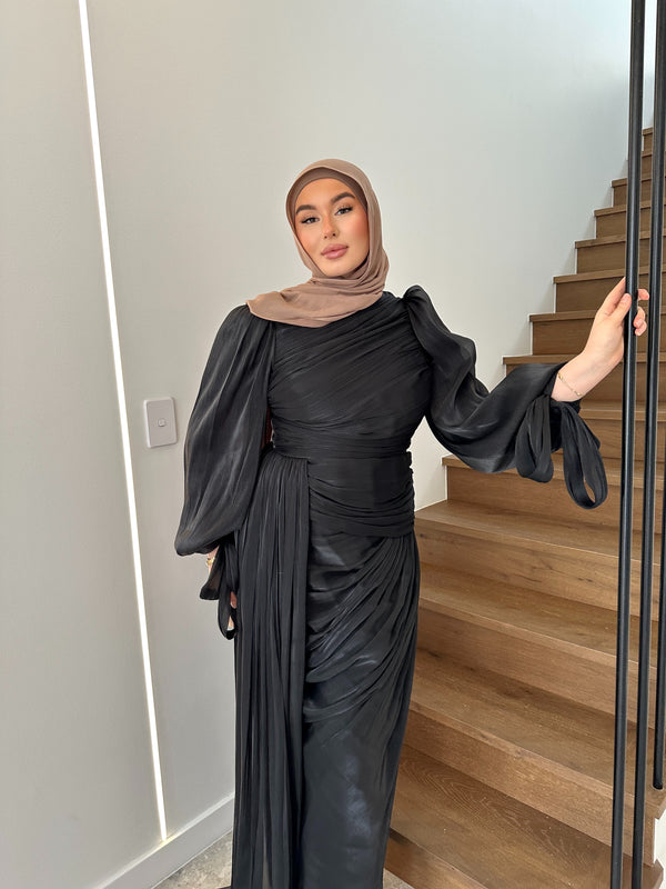 LAYAN FORMAL DRESS- BLACK