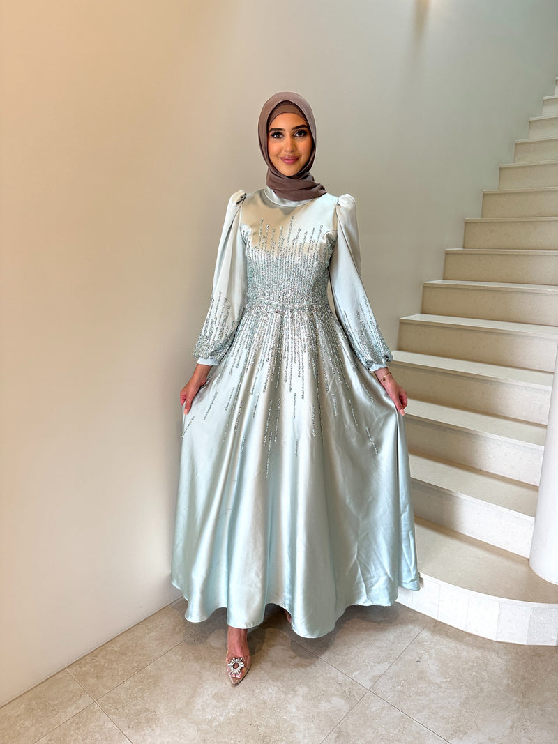 MIRA FORMAL DRESS-MINT