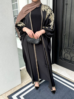 SAHAR CAPE WITH SLIP DRESS