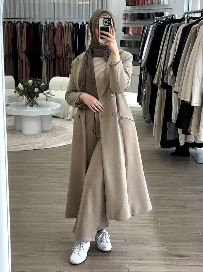 WINTER LONG COAT + PANT SET