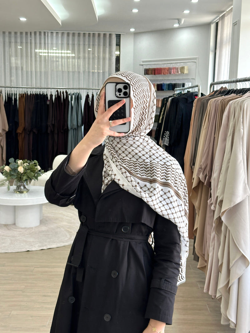 KEFFIYEH PRINT MODAL SCARF