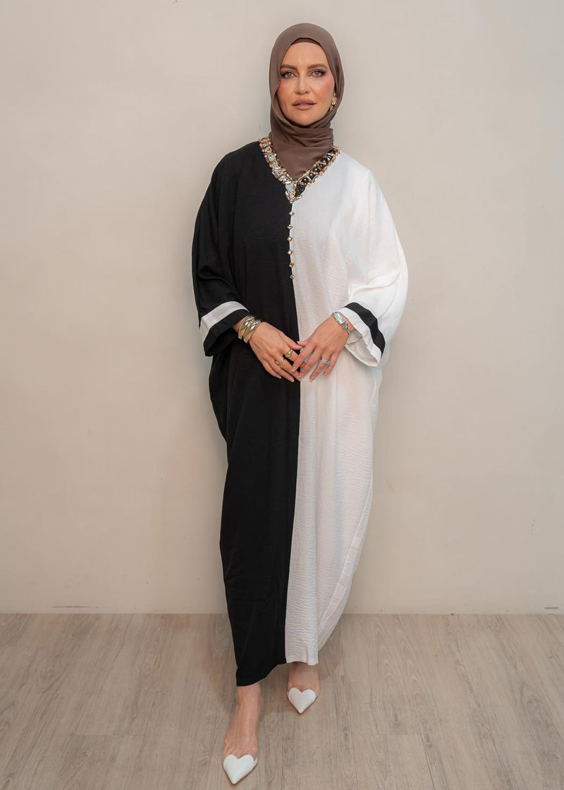 ZUHOUR EMBELISHED ABAYA