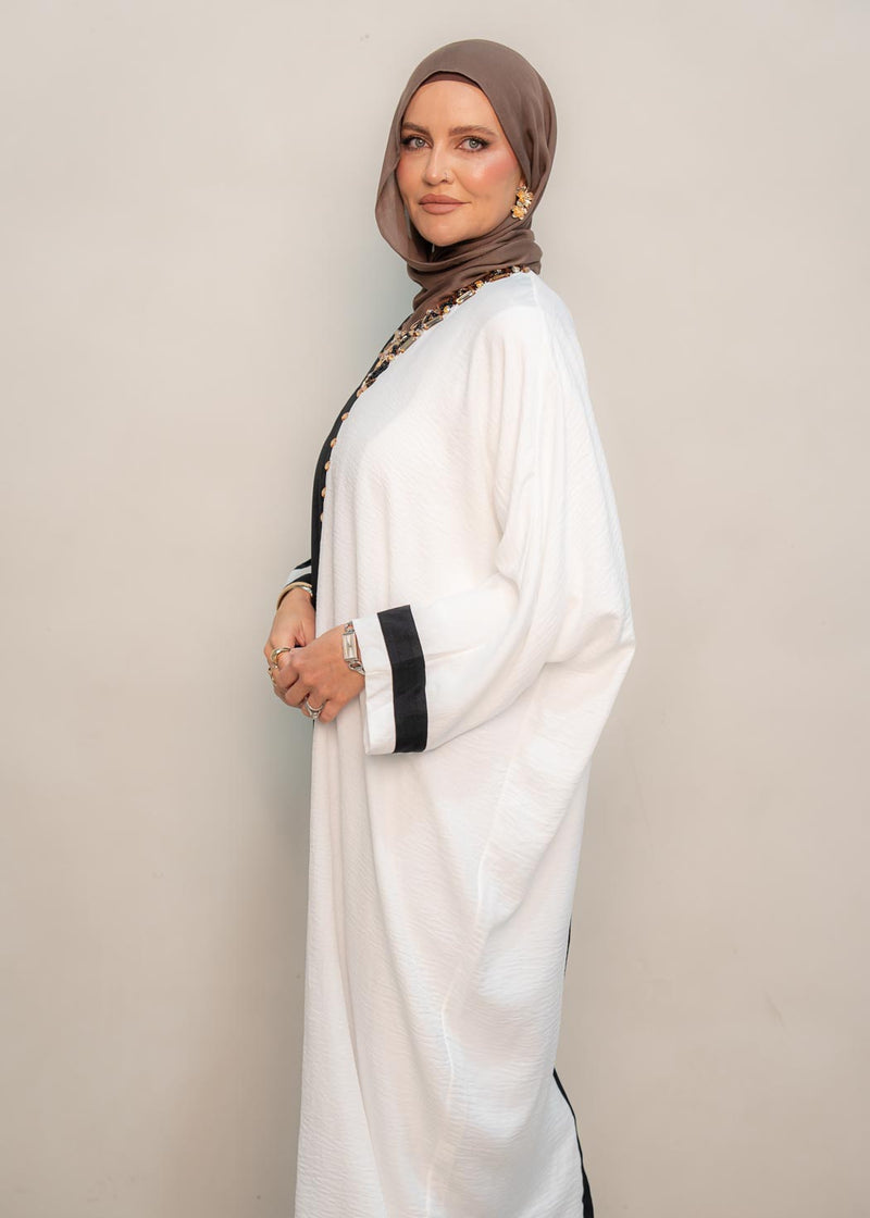 ZUHOUR EMBELISHED ABAYA