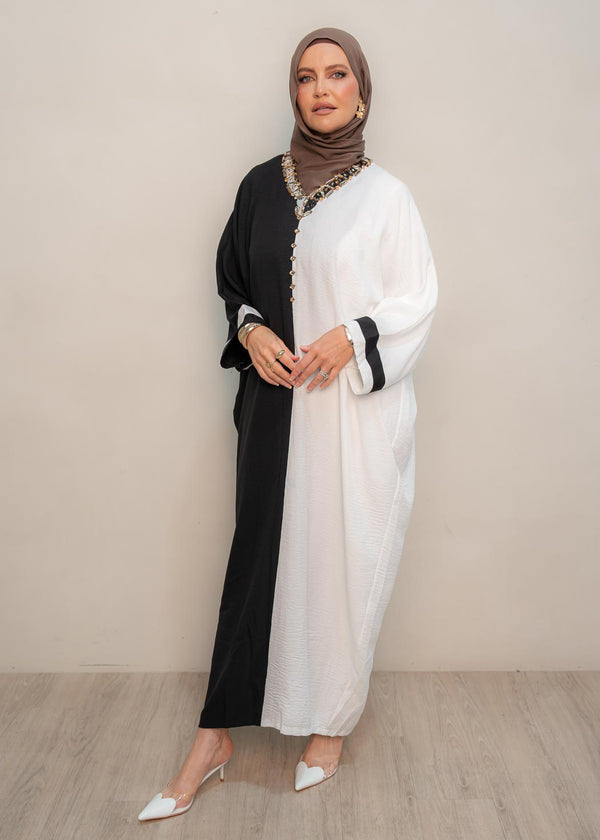 ZUHOUR EMBELISHED ABAYA