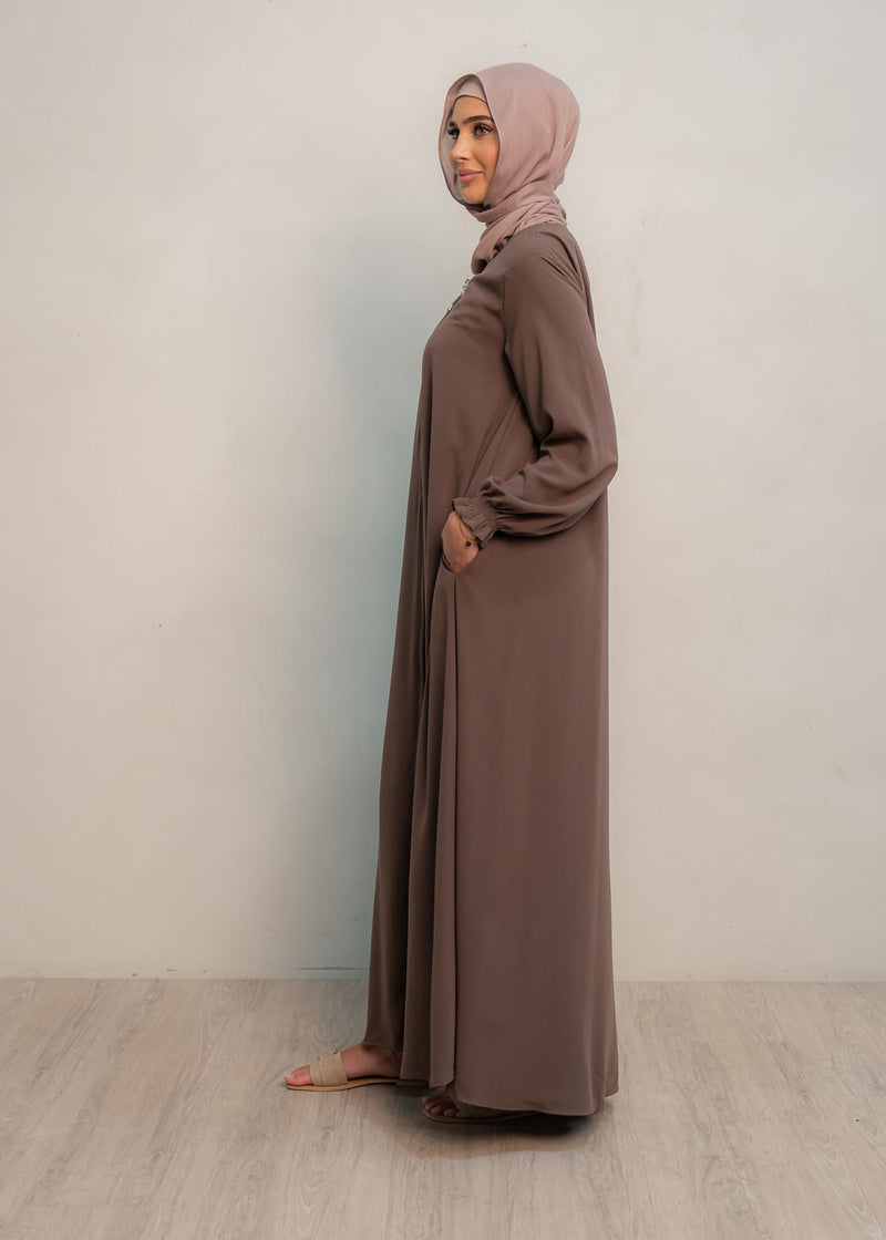 NISREEN ZIPPER ABAYA