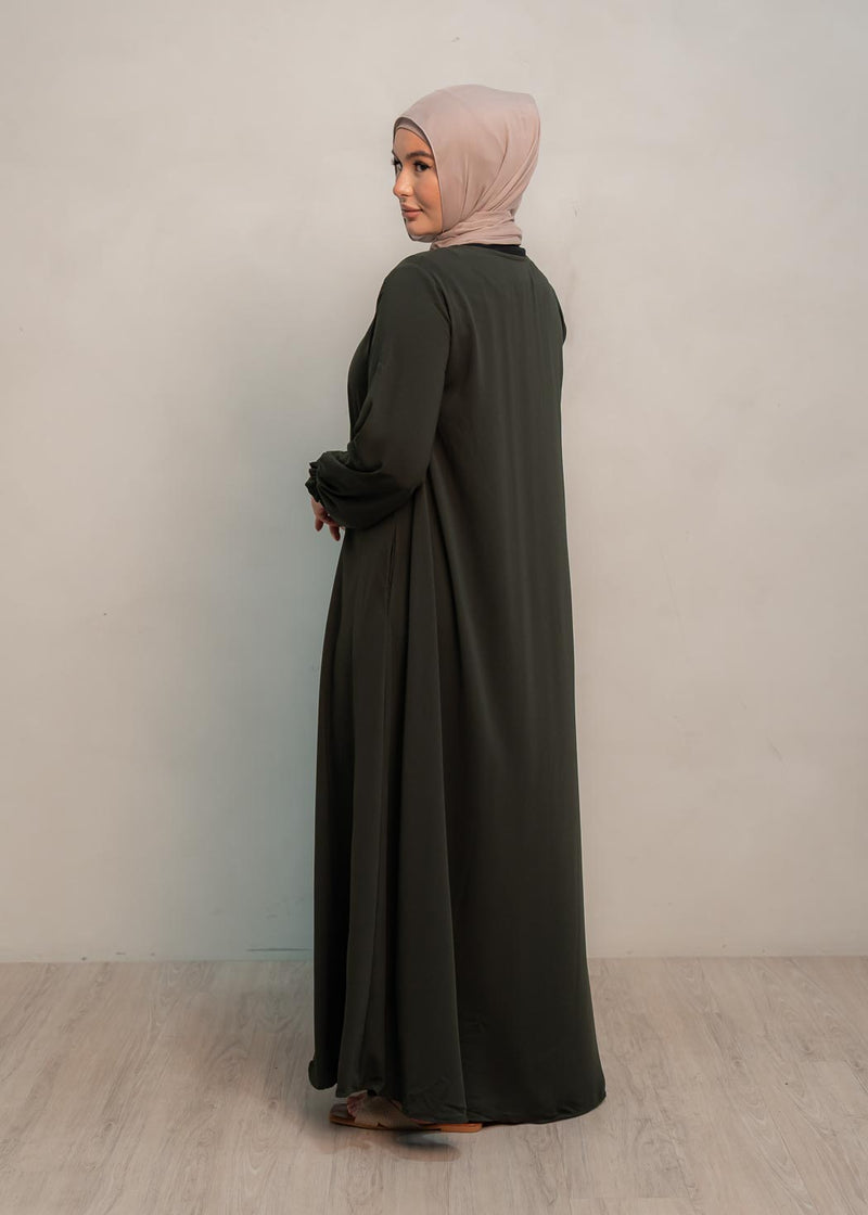 NISREEN ZIPPER ABAYA