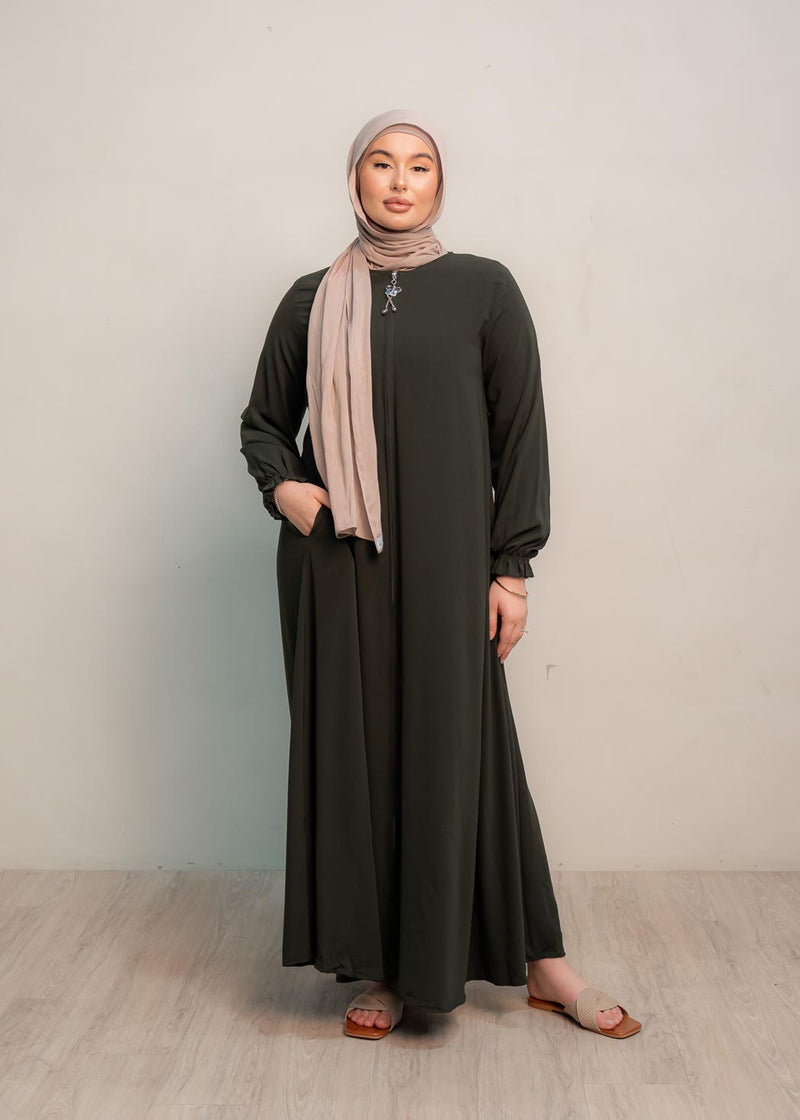 NISREEN ZIPPER ABAYA