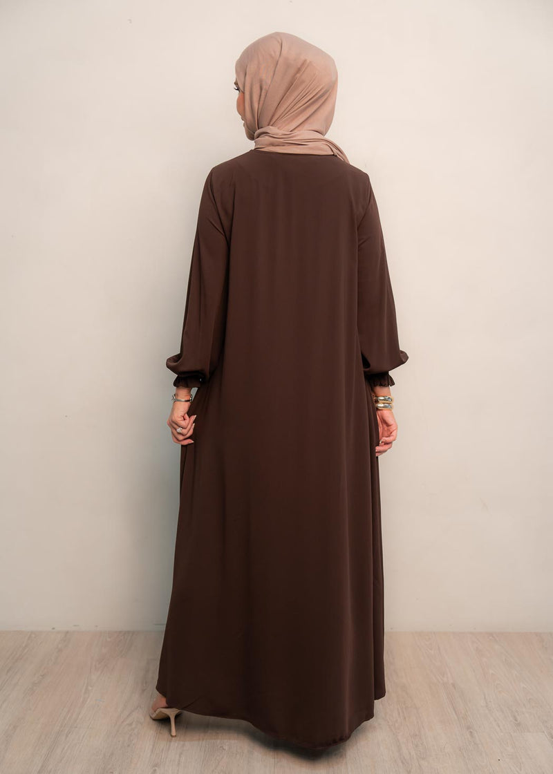 NISREEN ZIPPER ABAYA