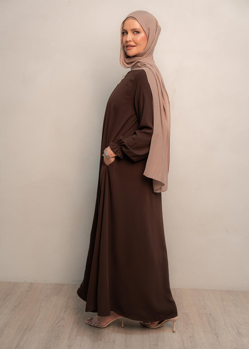 NISREEN ZIPPER ABAYA