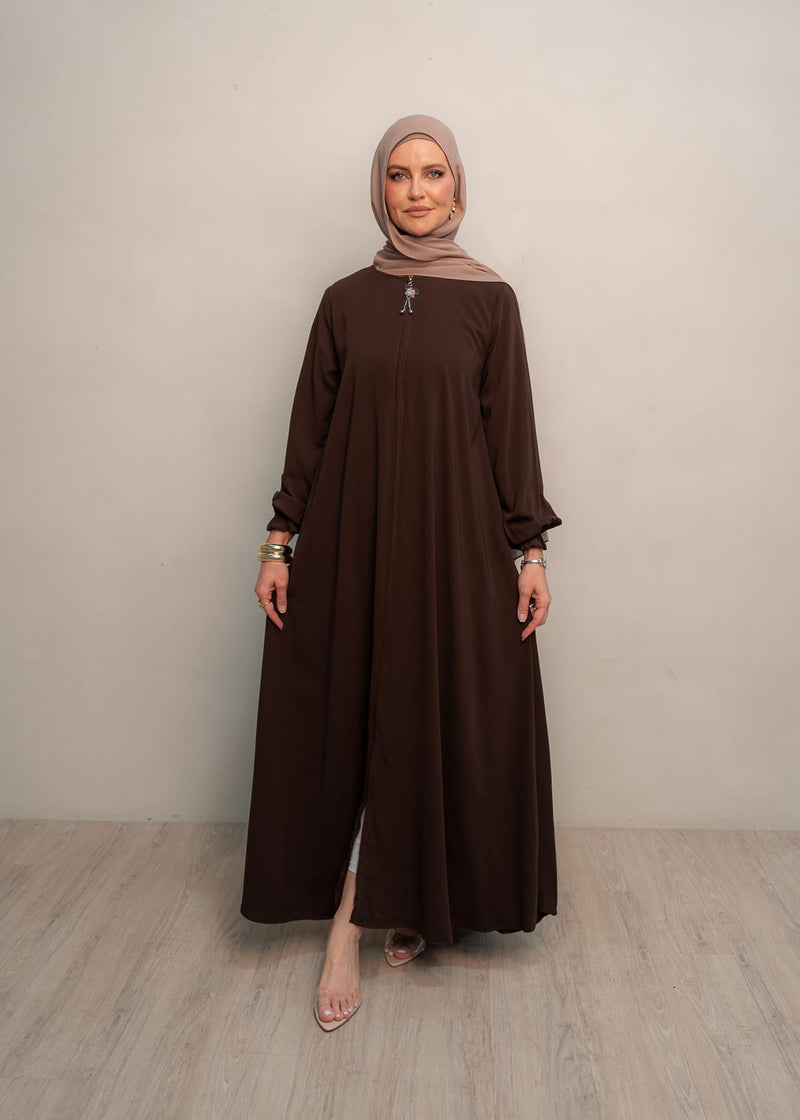 NISREEN ZIPPER ABAYA