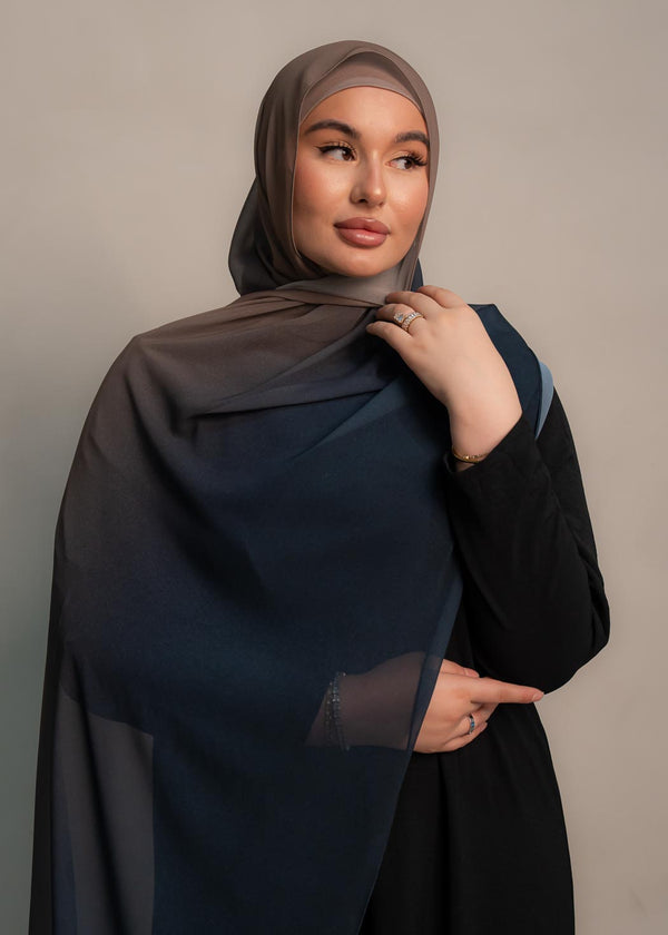 OMBRE HIJAB- NAVY