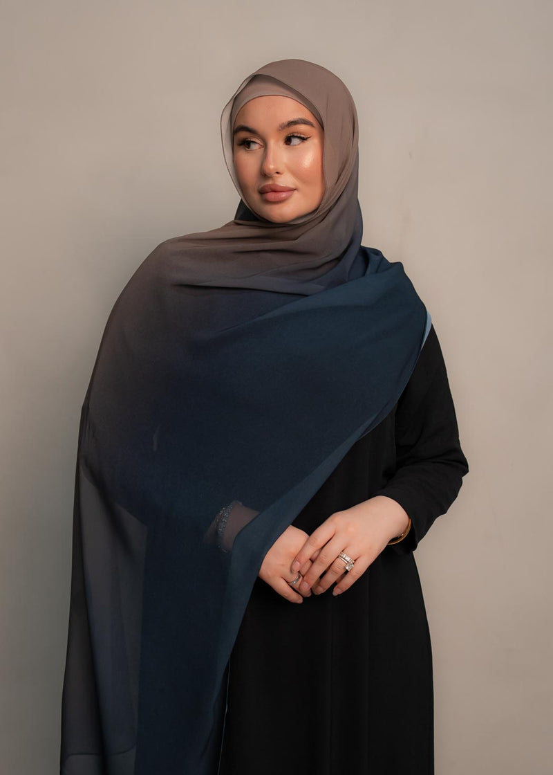 OMBRE HIJAB- NAVY