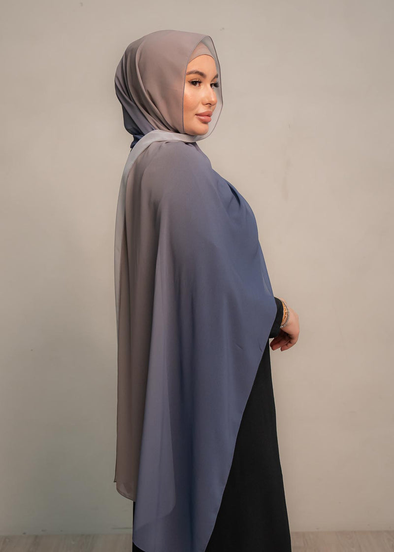 OMBRE HIJAB- INDIGO