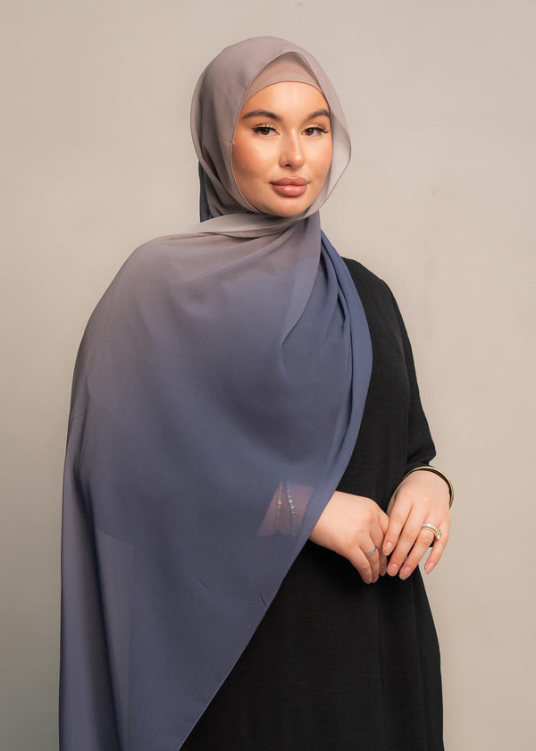 OMBRE HIJAB- INDIGO