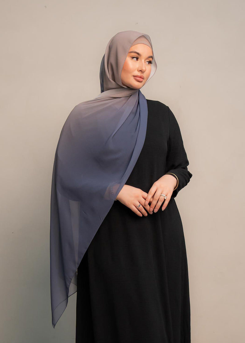 OMBRE HIJAB- INDIGO