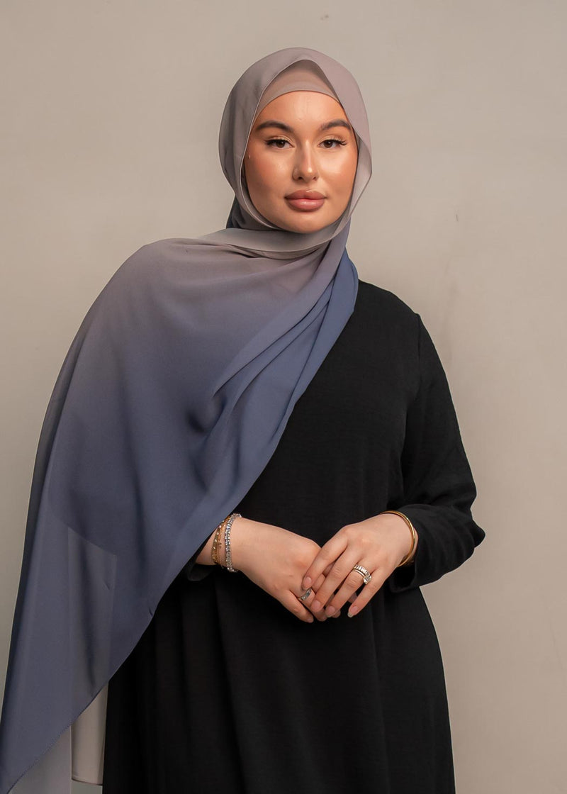 OMBRE HIJAB- INDIGO