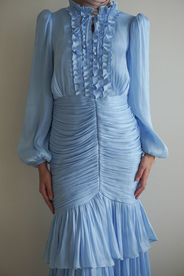 AZARA FORMAL DRESS- SKY BLUE