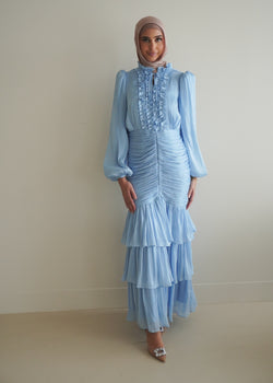 AZARA FORMAL DRESS- SKY BLUE